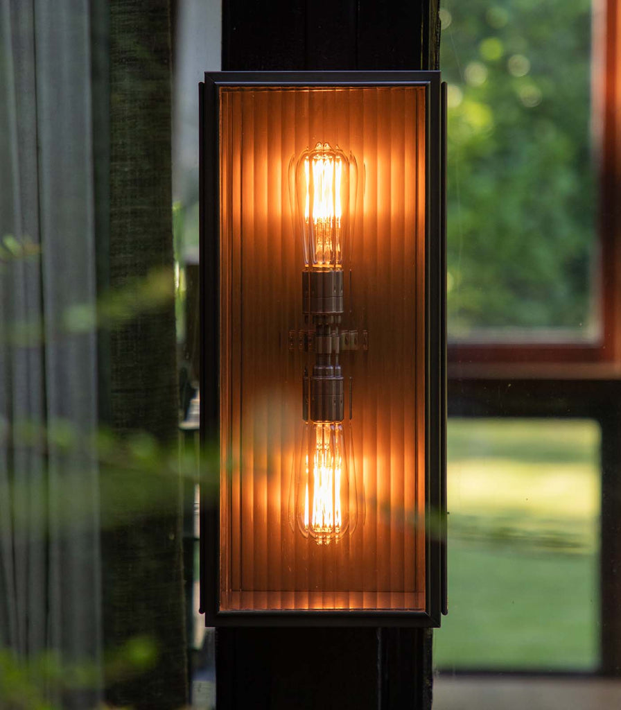 J. Adams & Co. Birch Reeded Wall Light featured in an interior space