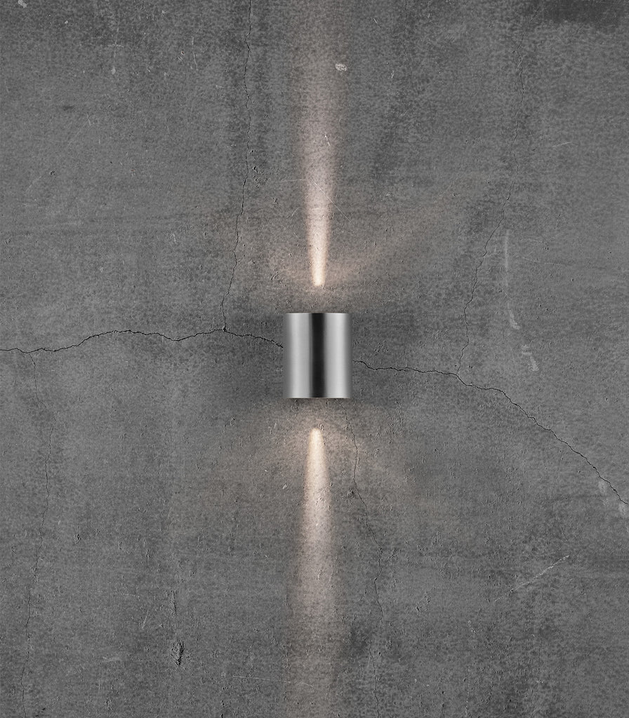 Nordlux  Canto 2 Wall Light in Stainless Steel