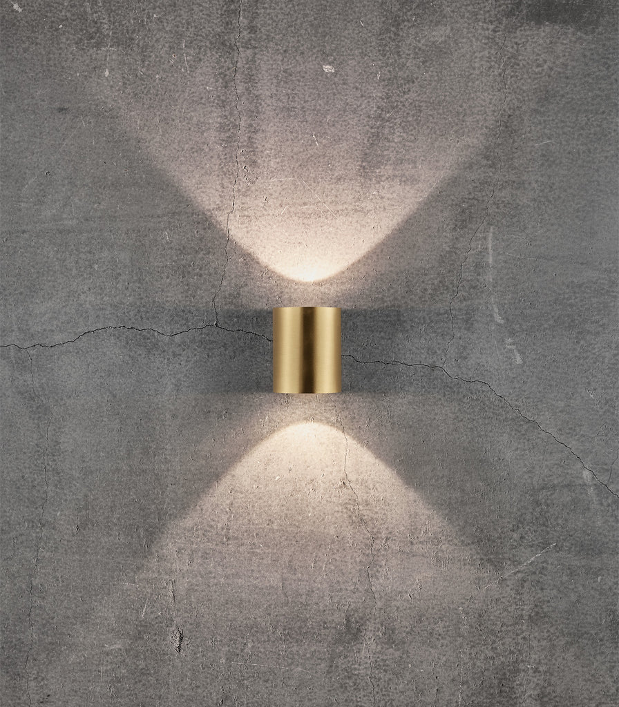 Nordlux  Canto 2 Wall Light in Brass