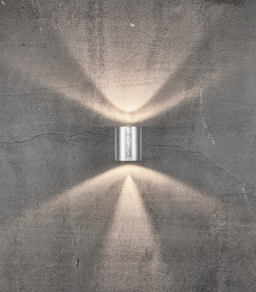 Nordlux  Canto 2 Wall Light in Galvanised