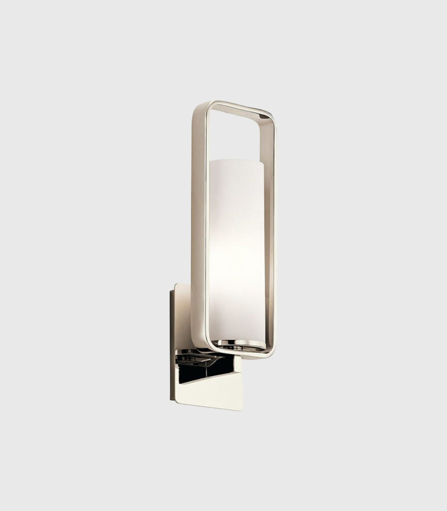 Elstead City Loft Wall Light in Polished Nickel