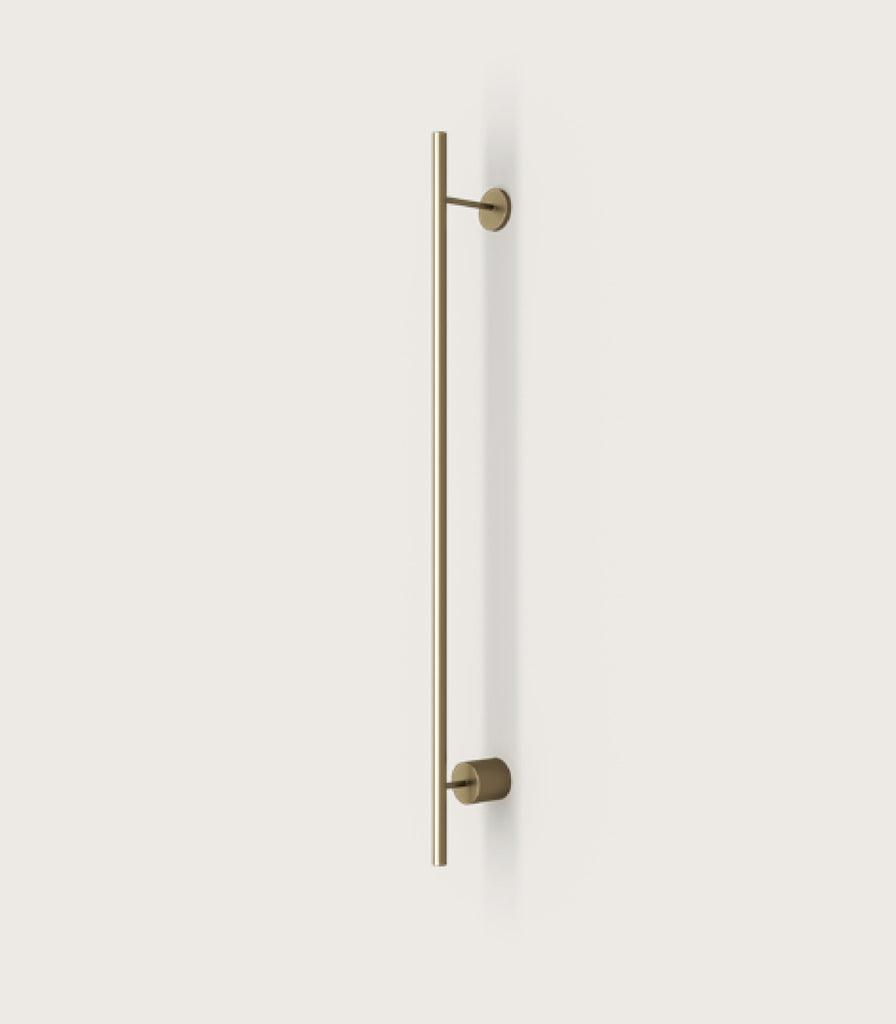 Aromas Clock Large Wall Light in Matte Brass