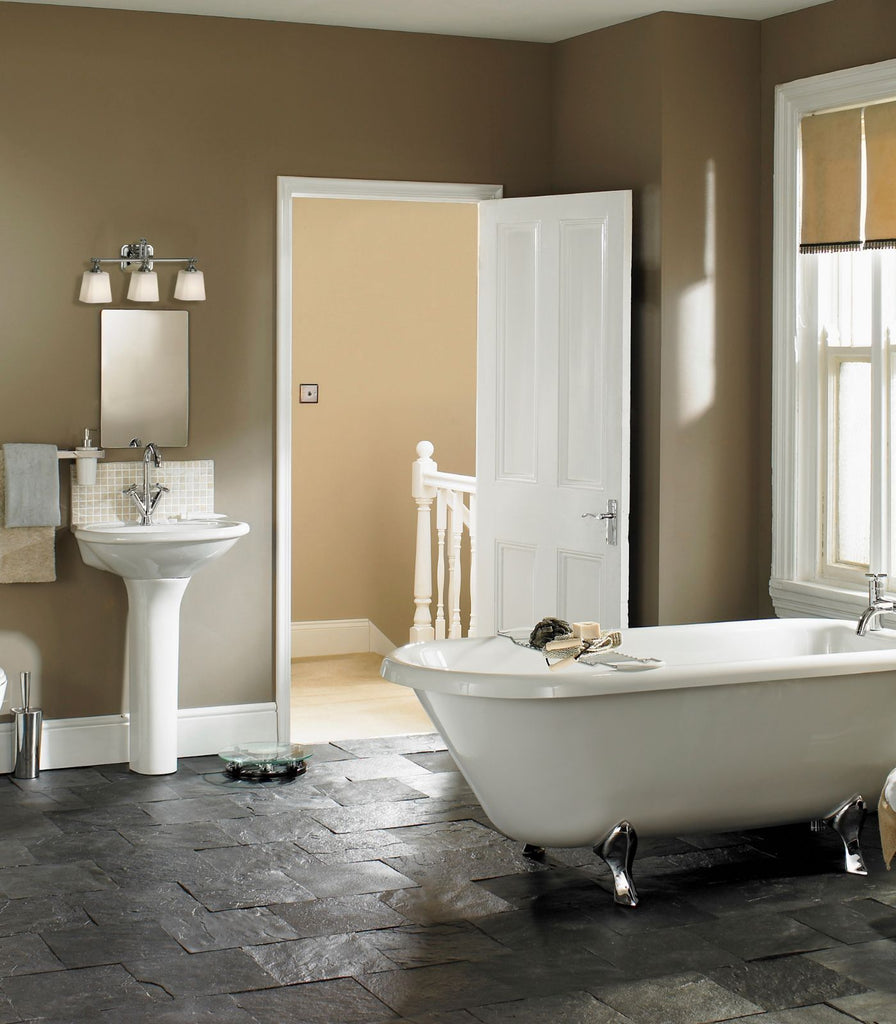 Elstead Concord Wall Light featured in bathroom