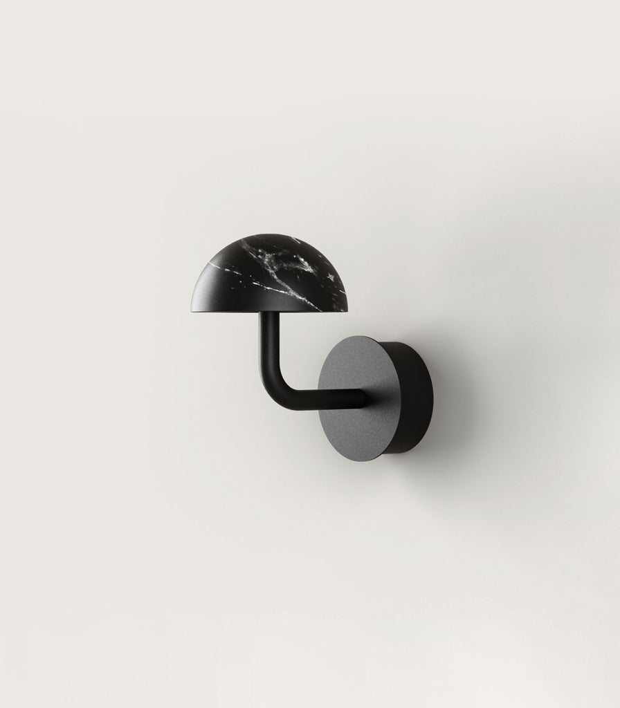 Aromas Dussa Wall Light in Matte Black/Black