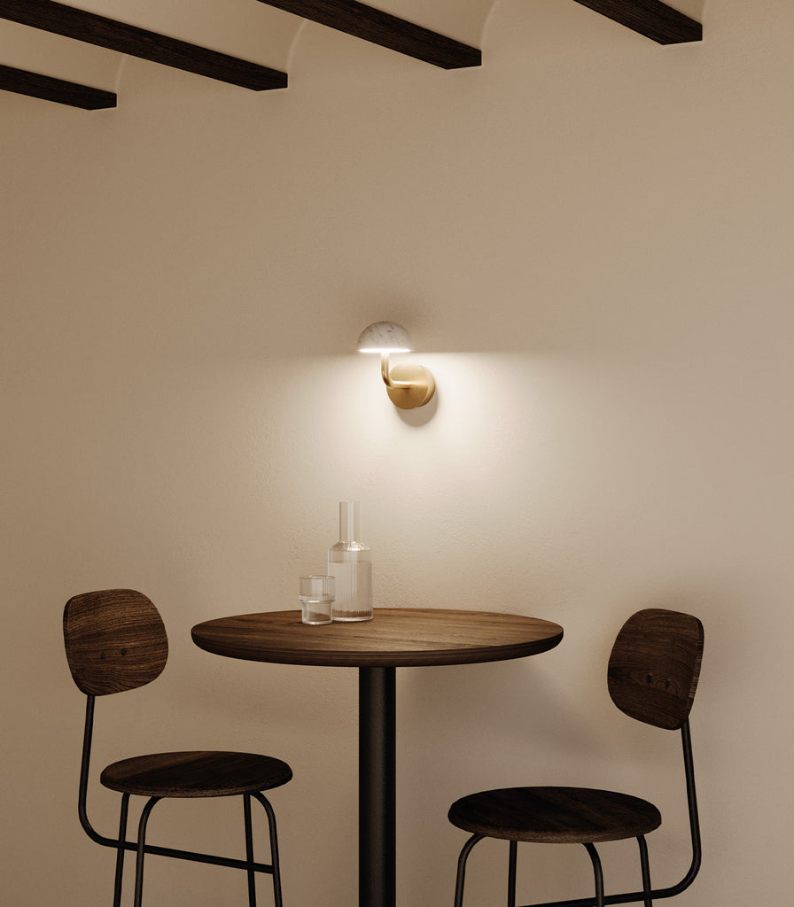 Aromas Dussa Wall Light featured within interior space