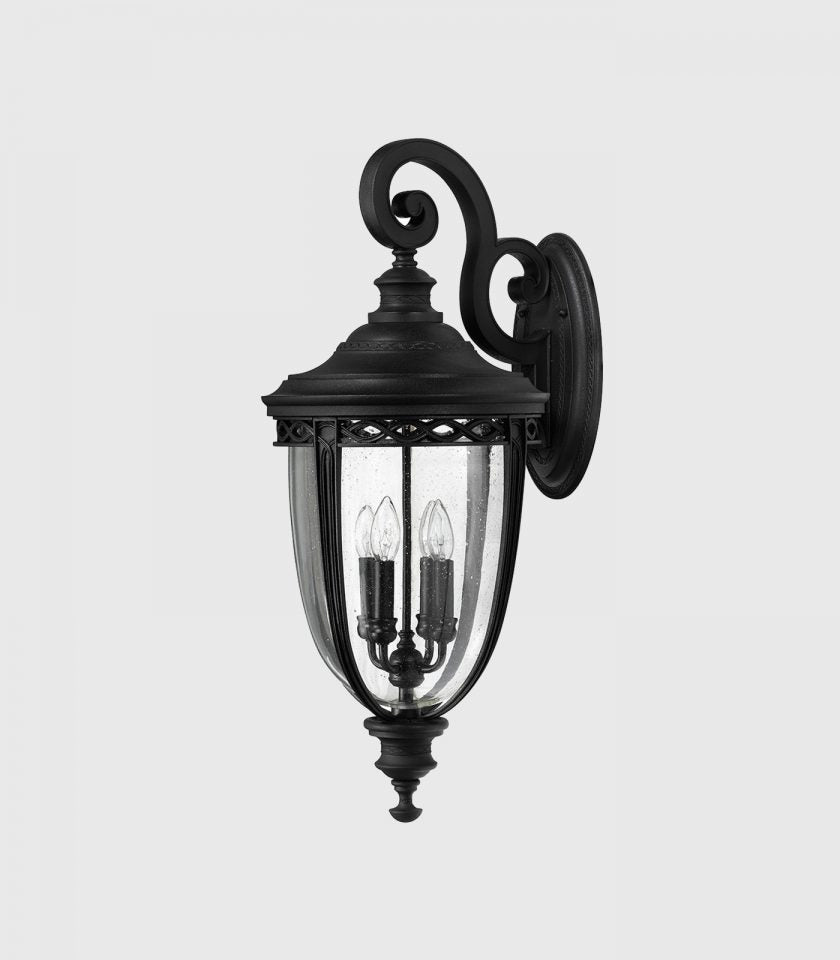 Elstead English Bridle Wall Light in Large/Black