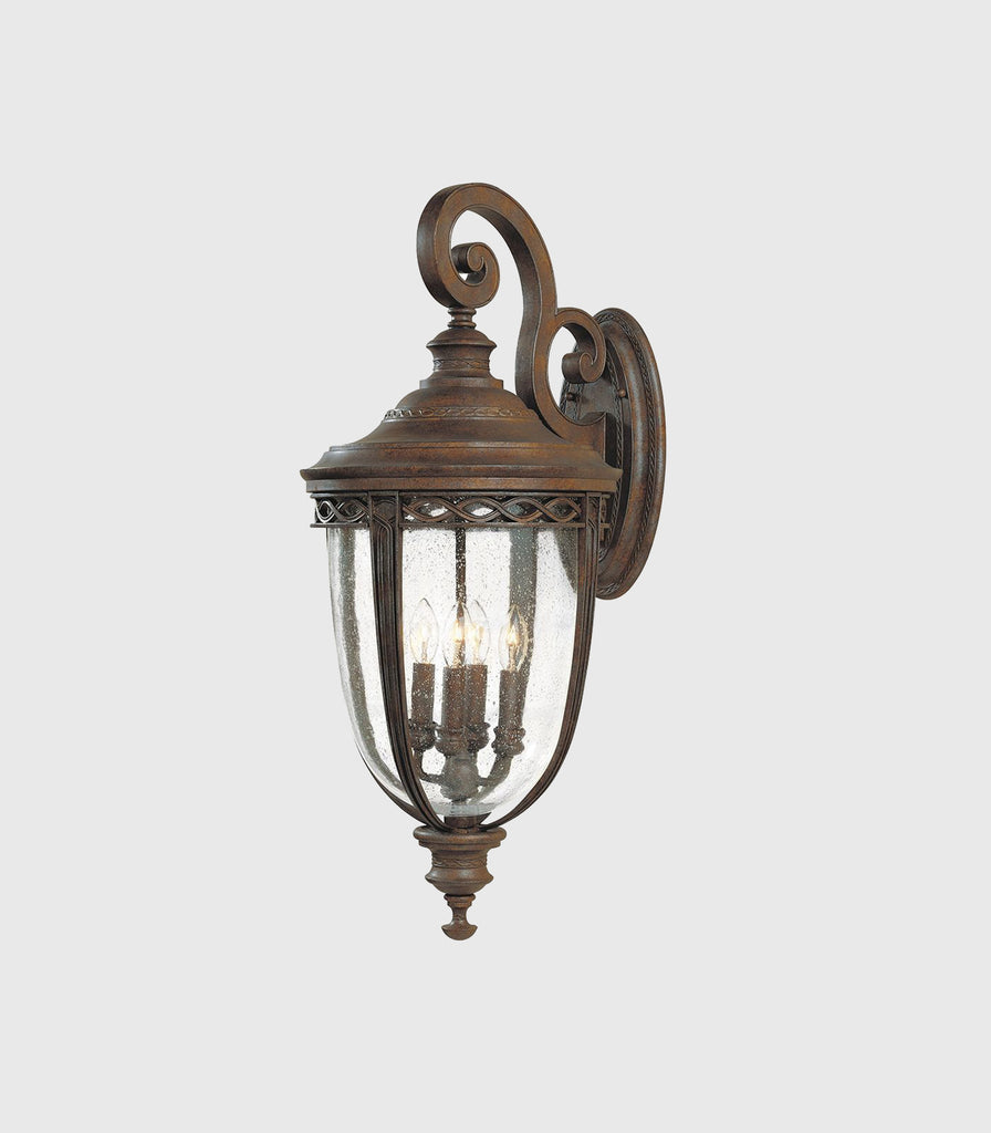 Elstead English Bridle Wall Light in Large/British Bronze