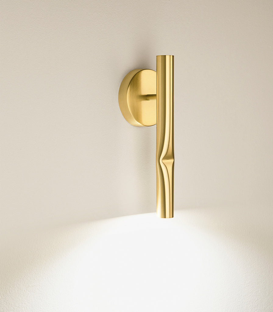 Estiluz Flow Wall Light in Satin Gold