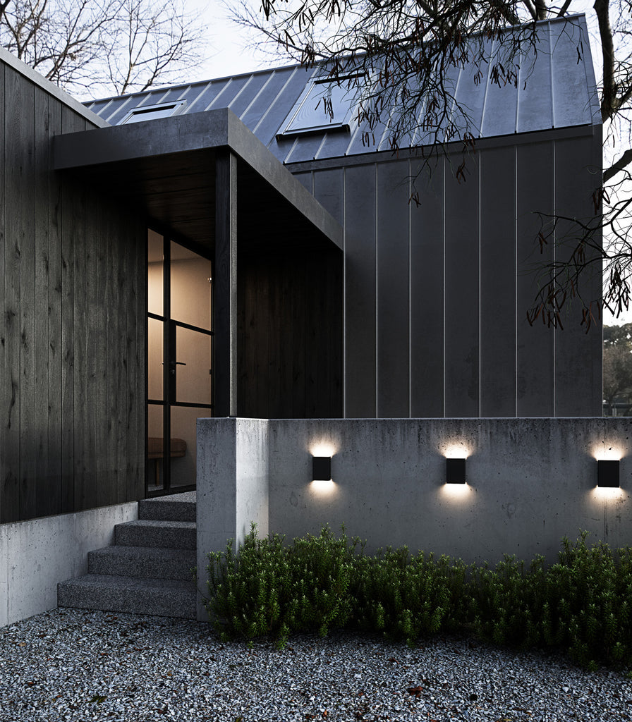 Nordlux Fold 15 Wall Light featured within outdoor space