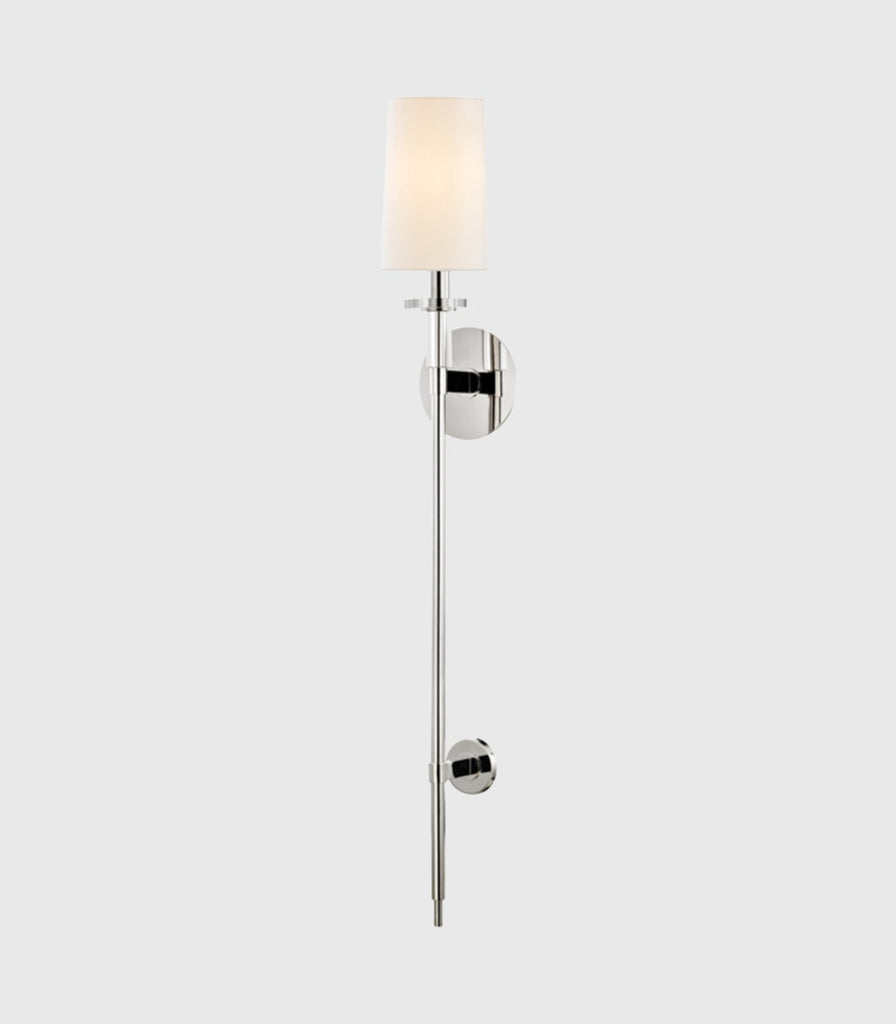 Hudson Valley Amherst Wall Light in 1 Light/Large/Polished Nickel