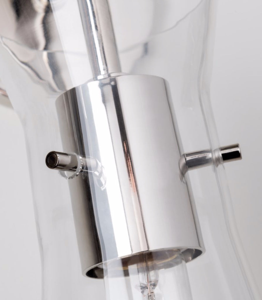 Hudson Valley Anya Wall Light in Polished Nickel Close up