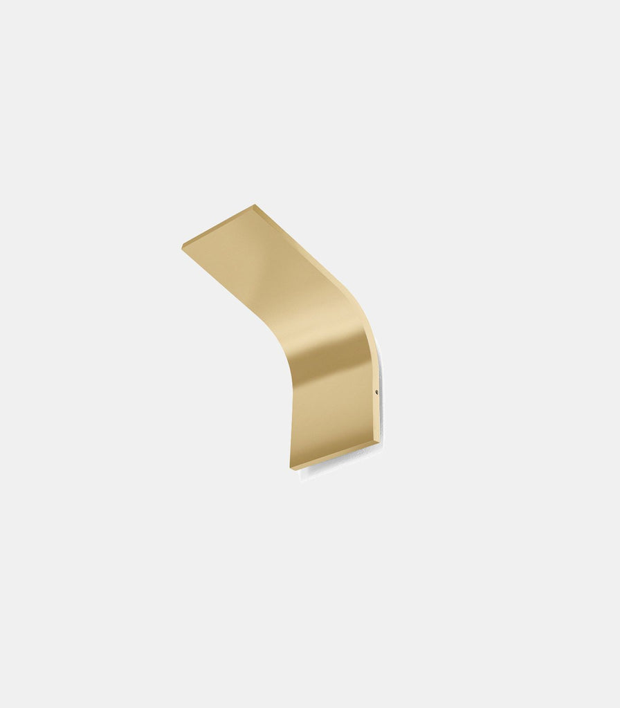 Panzeri App Wall Light in Small / Matte Brass