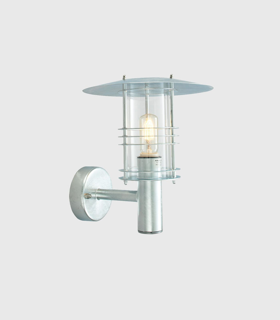 Norlys Stockholm Arm Wall Light in Small/Galvanized Steel