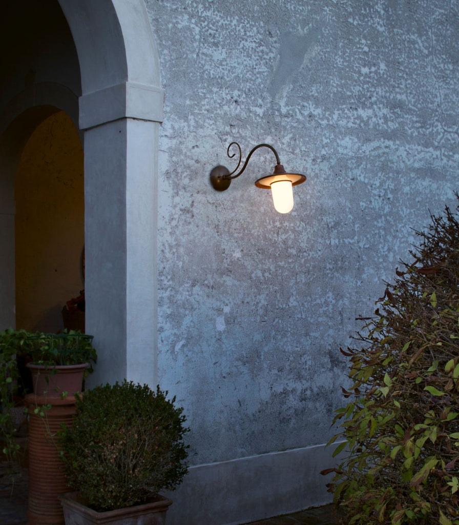 Il Fanale Barchessa Outdoor Wall Light featured within a outdoor space