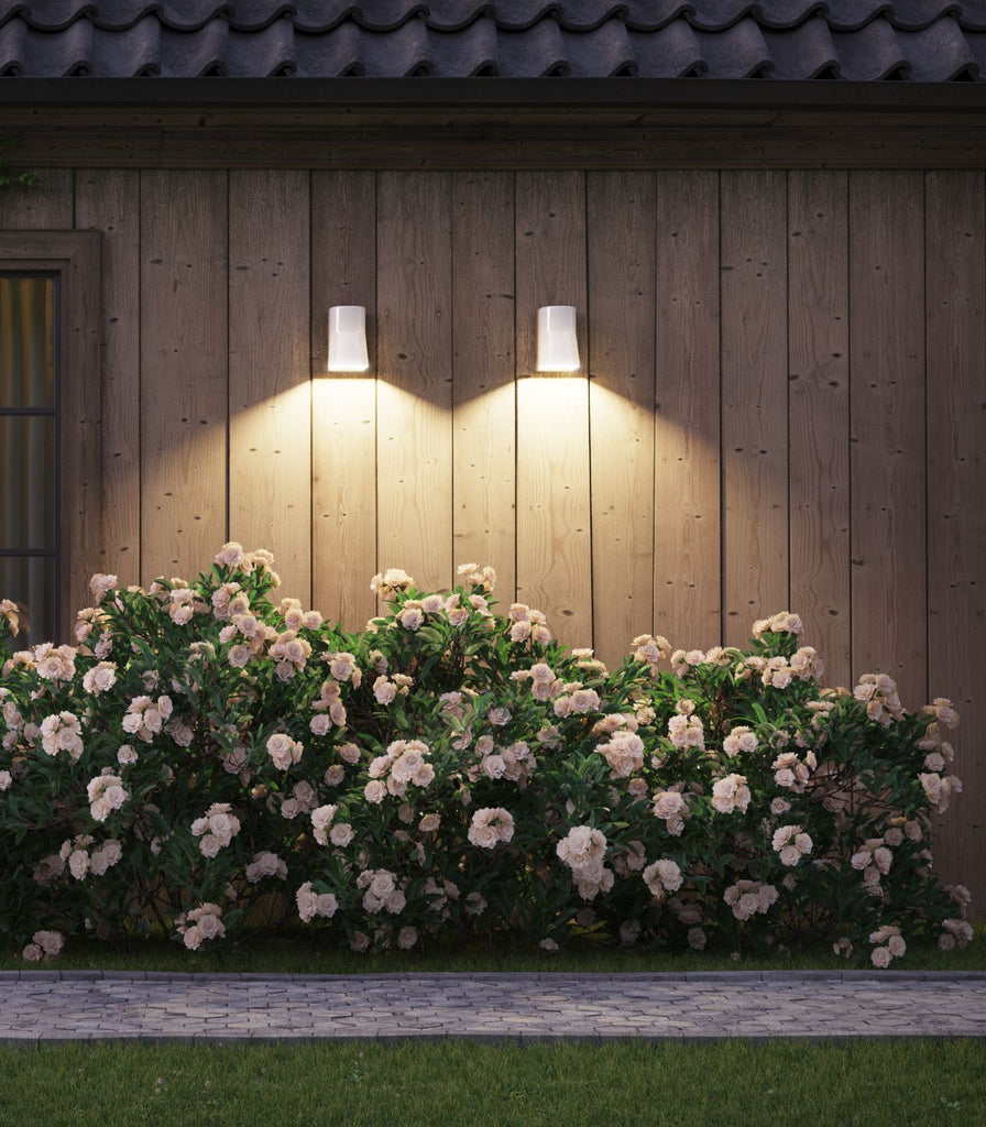 Royal Botania Beacon Wall Light featured within a outdoor space