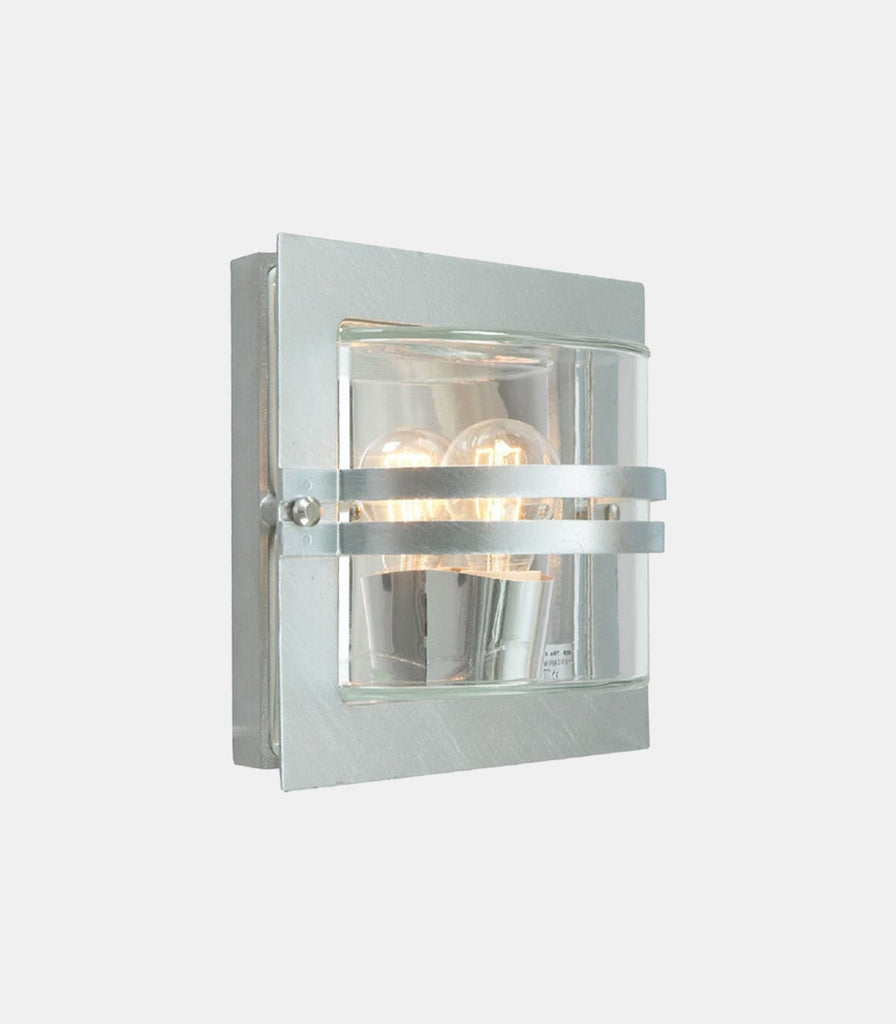 Norlys Bern Wall Light in Stainless Steel/Clear