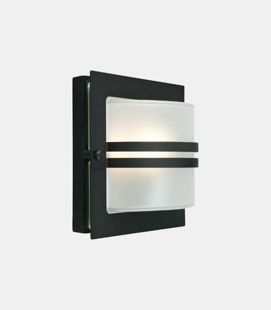 Norlys Bern Wall Light in Black/Frosted