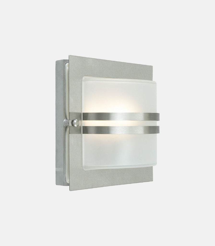 Norlys Bern Wall Light in Galvanized Steel/Frosted