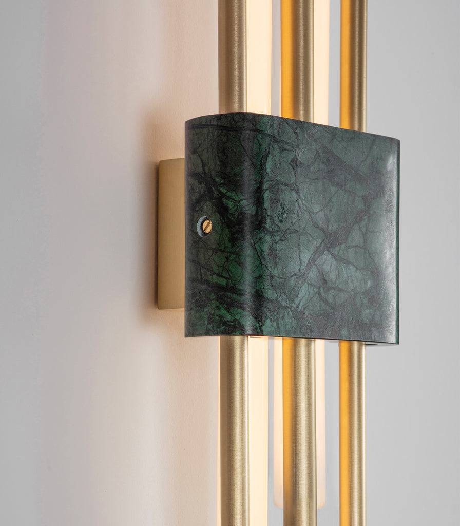 Bert Frank Tanto Double Wall Light in Green close up