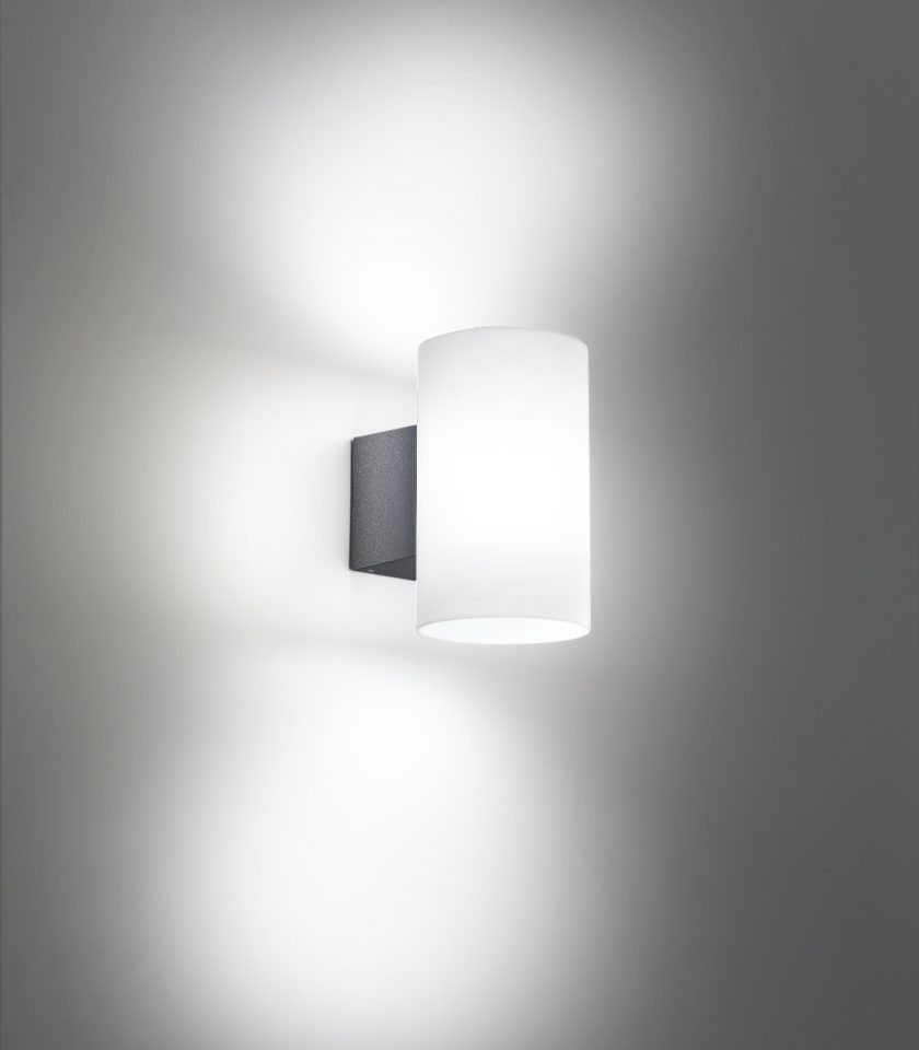 Ai Lati Bianca Wall Light in Dark Grey