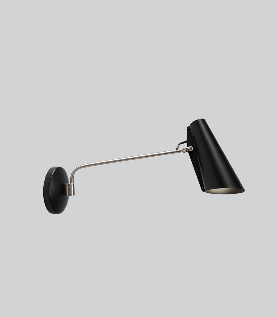 Northern Birdy Swing Wall Lamp in Black/Steel