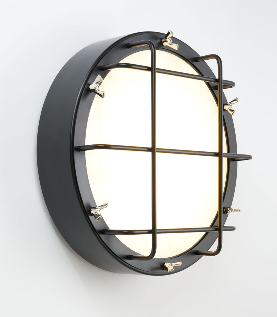 Zava Cantiere Outdoor Wall Lightin Matte Black