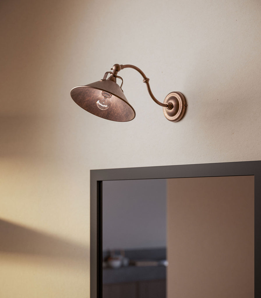 Il Fanale Cascina Wall Light featured within an interior space