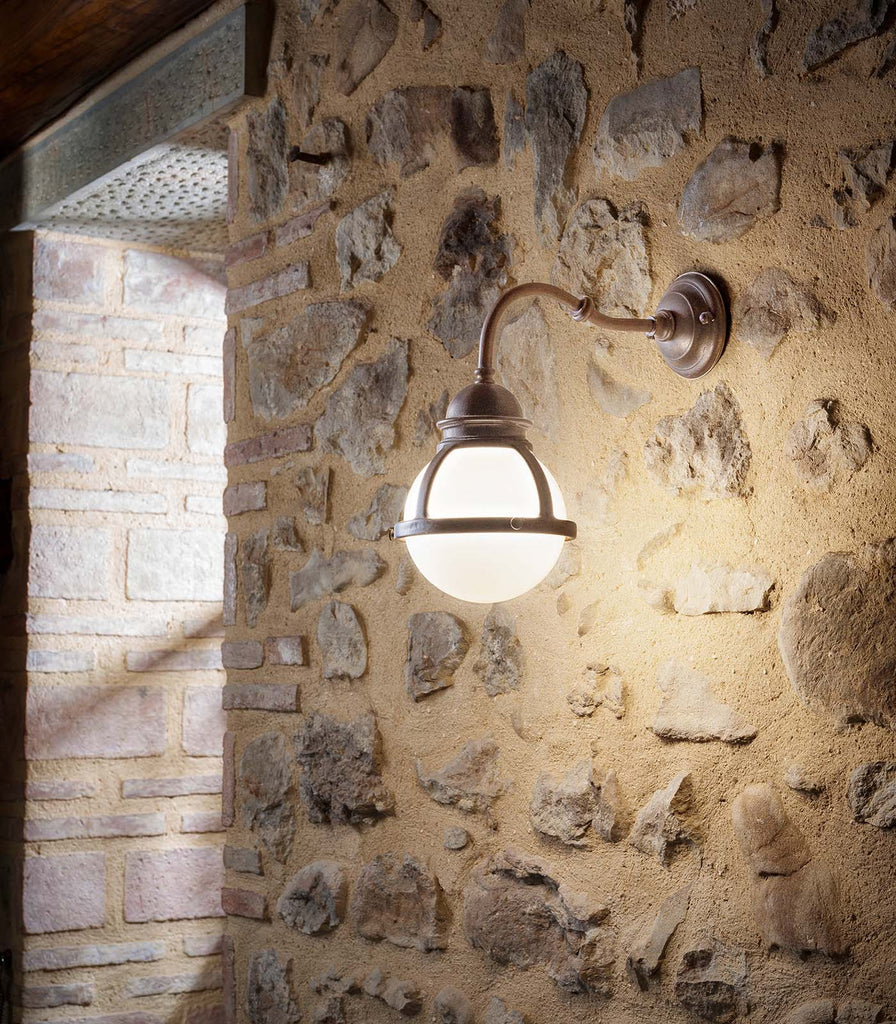 Aldo Bernardi Cimosa Wall Light featured within interior space