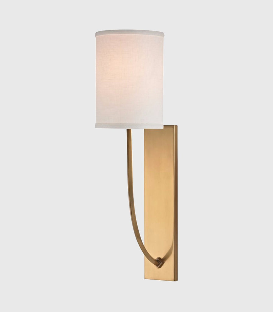 Husdon Valley Colton Wall Light in Aged Brass