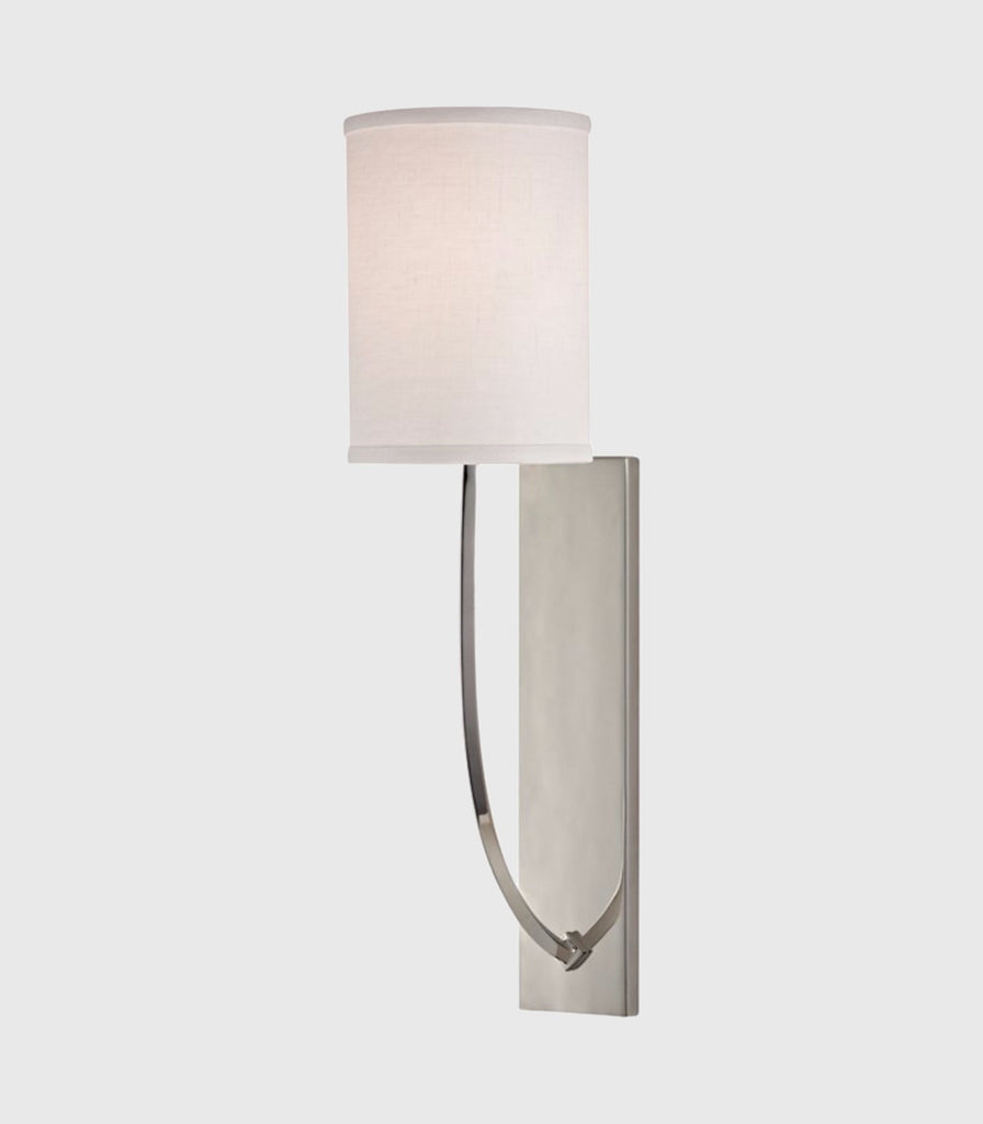 Husdon Valley Colton Wall Light in Polished Nickel