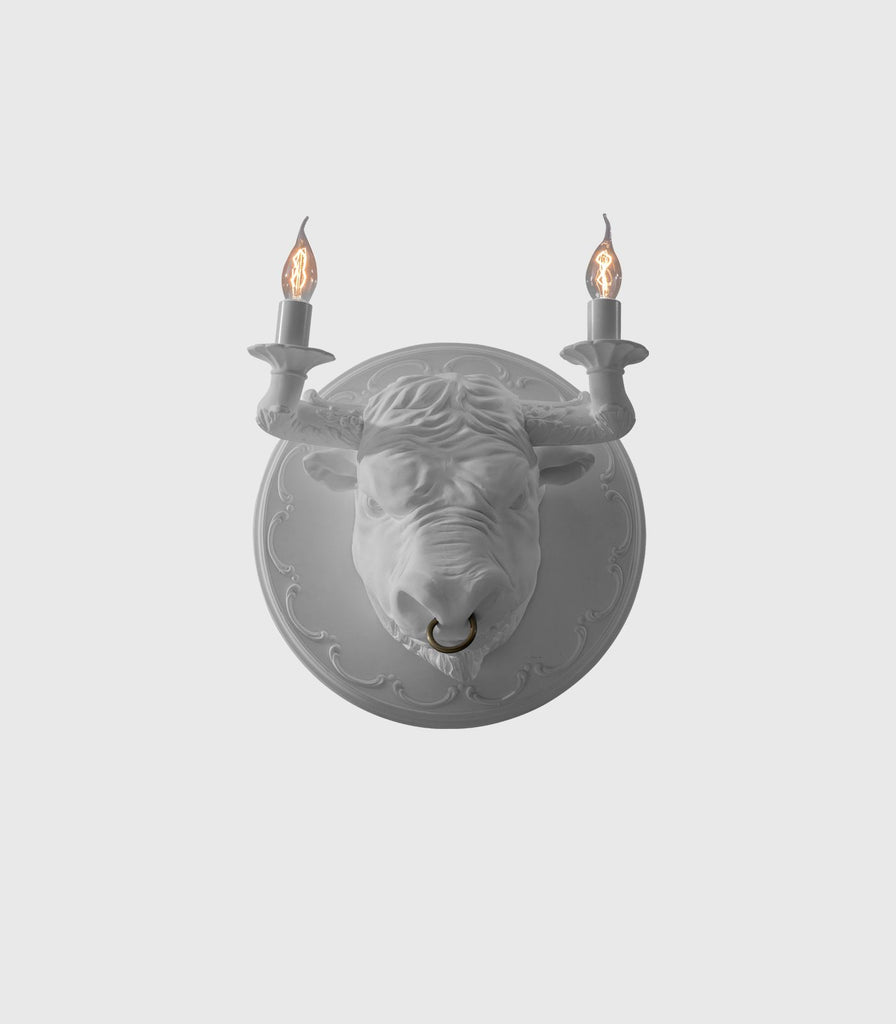 Karman Corrado Wall Light in Ceramic/Matte White