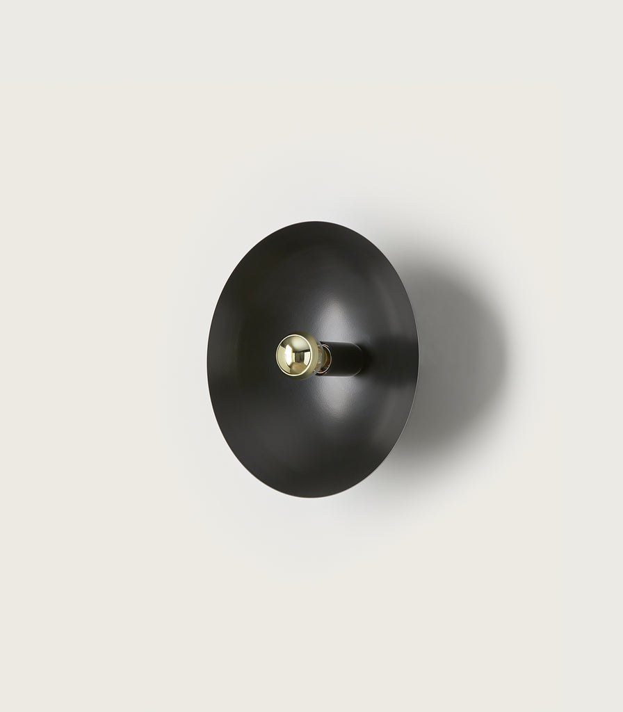 Aromas Cropi Wall Light in Small / Matte Black