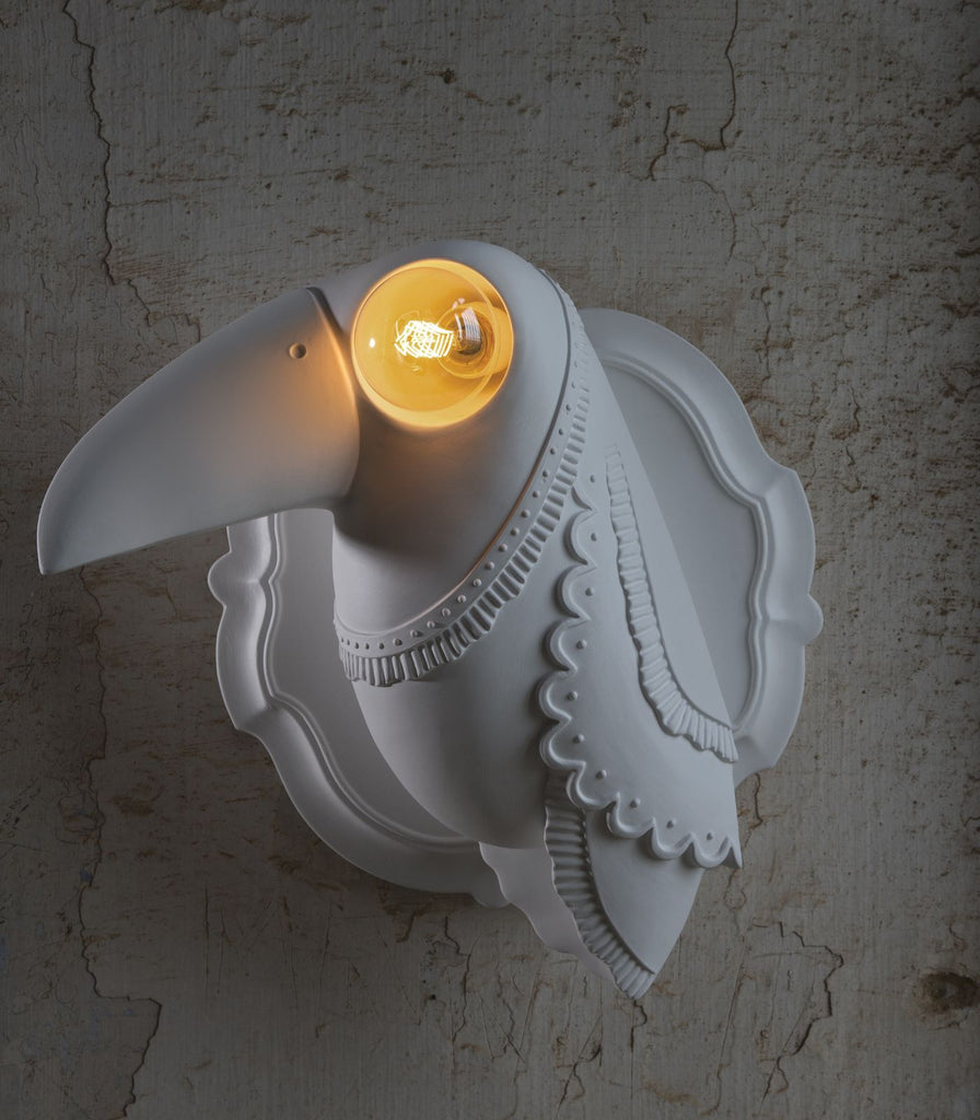 Karman Cubano Wall Light featured within a interior space