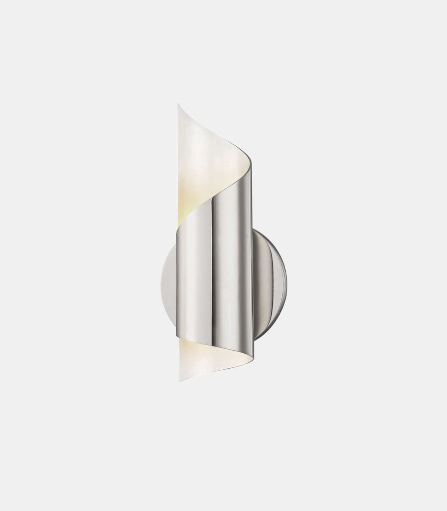 Hudson Valley Evie Wall Light in Polished Nickel