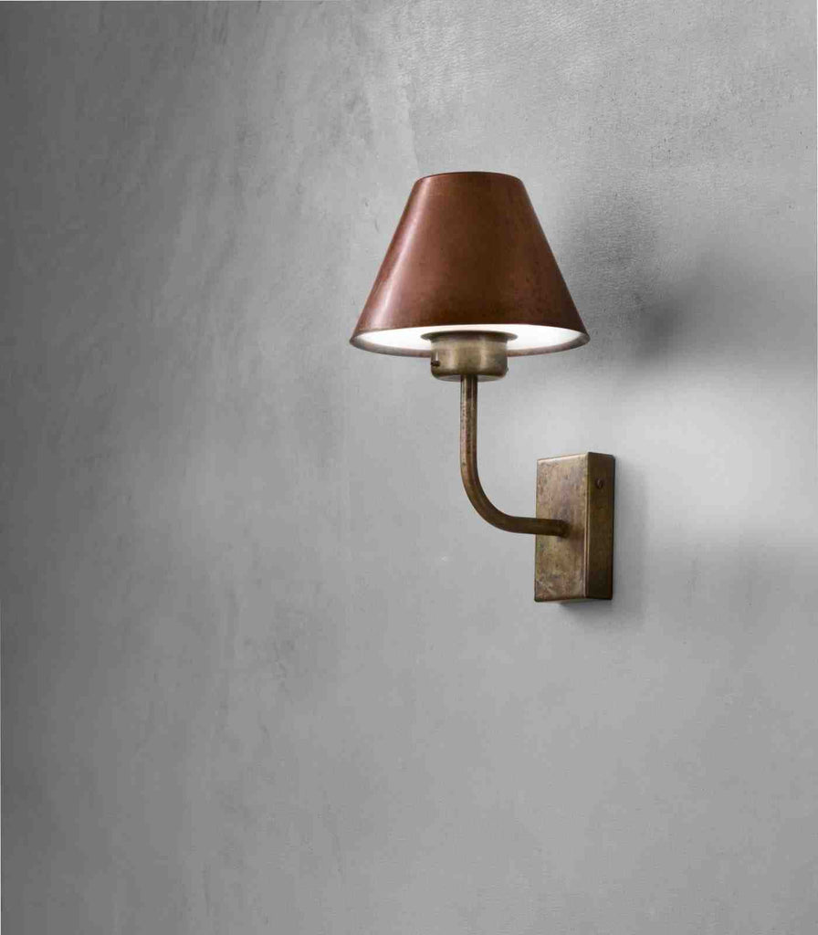 Il Fanale Fiordo Wall Light featured within a outdoor space