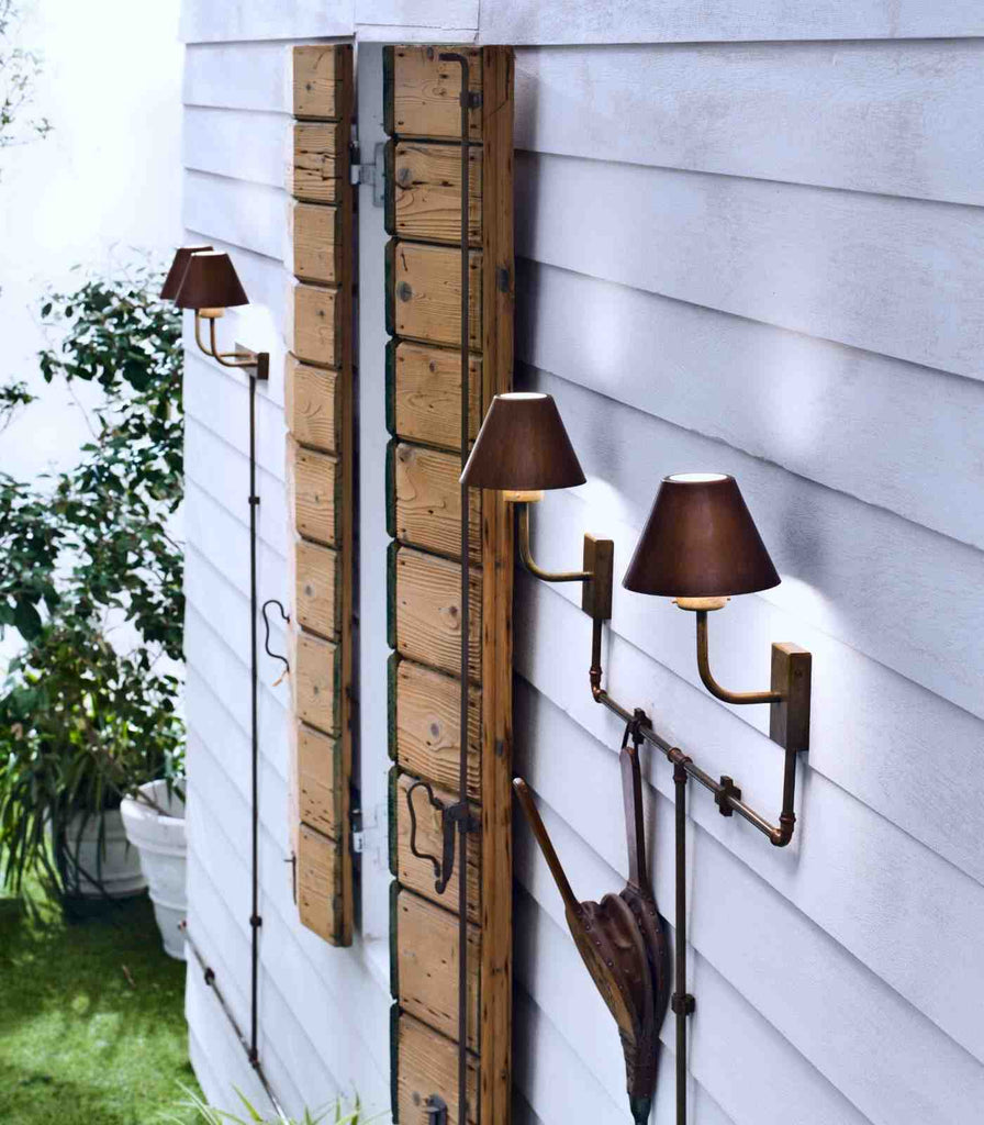 Il Fanale Fiordo Wall Light featured within a outdoor space