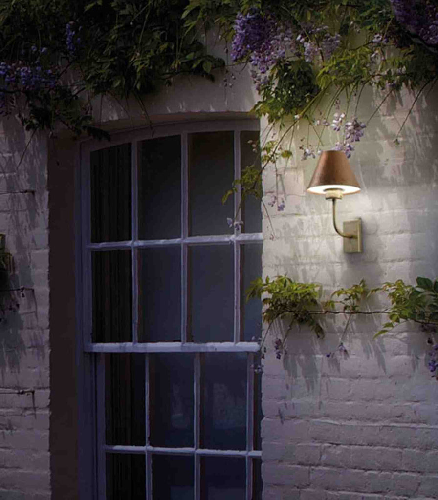 Il Fanale Fiordo Wall Light featured within a outdoor space