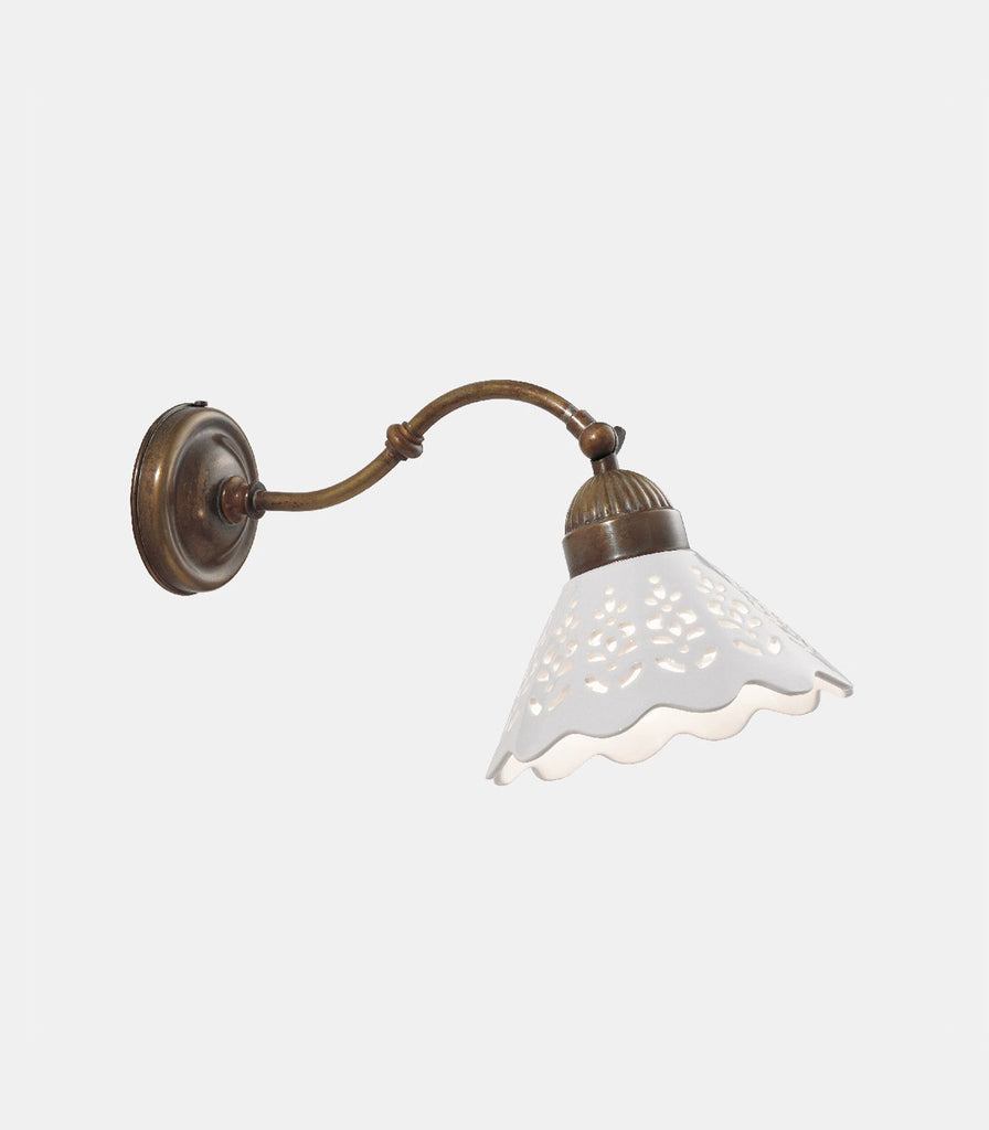 Il Fanale Fiori di Pizzo Wall Light in Curve