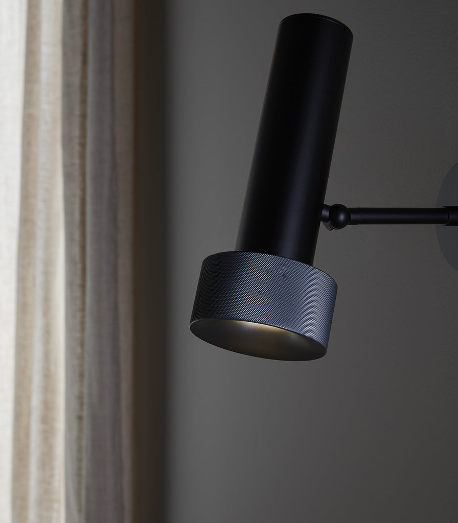 Aromas Focus Wall Light in Anthracite close up