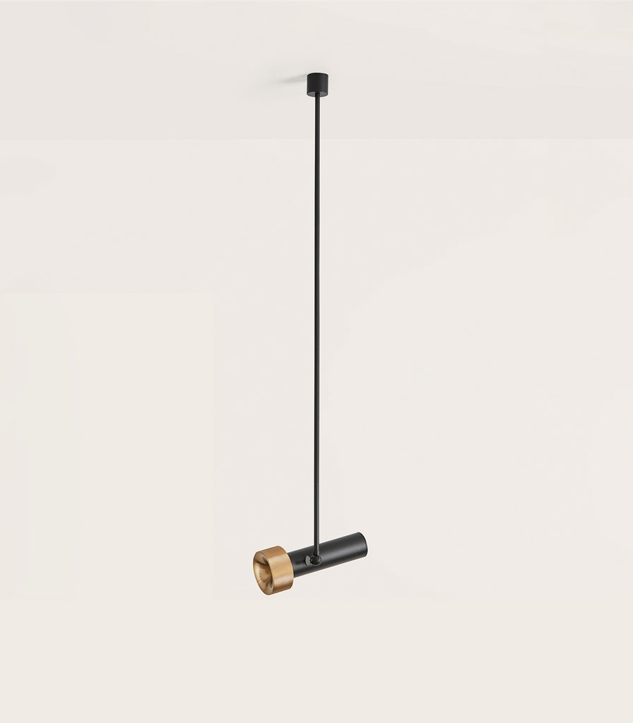 Aromas Focus Rod Pendant Light in Aged Gold