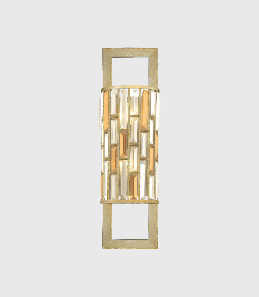 Elstead Gemma Wall Light in Large/Silver Leaf