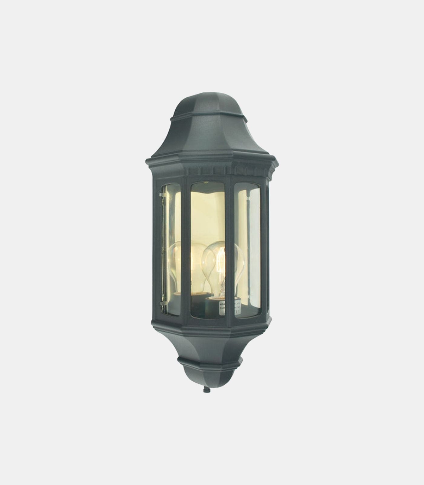 Half lantern wall light deals
