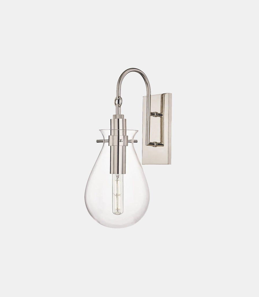 Hudson Valley Ivy Wall Light in Polished Nickel