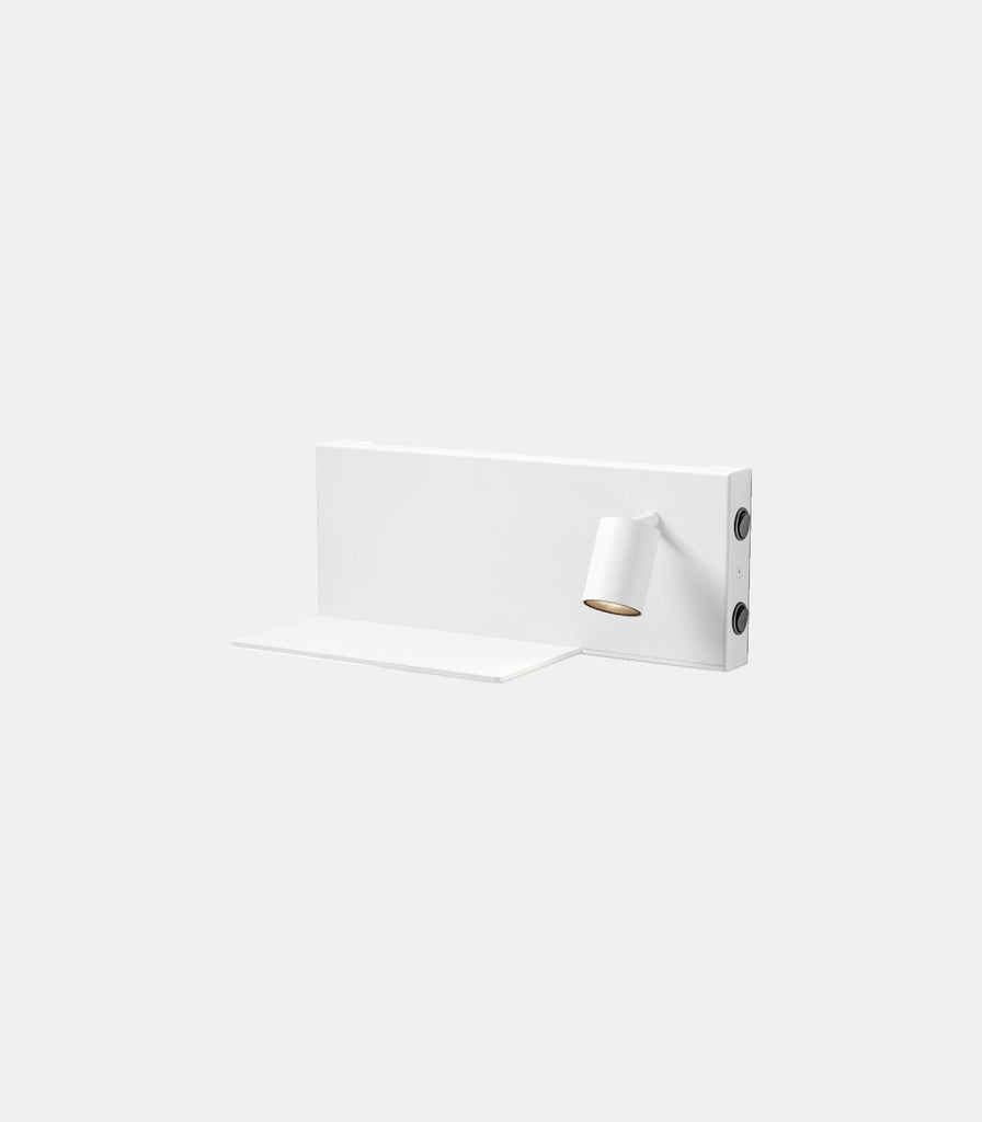 Panzeri Jay Wall Light in White / Right