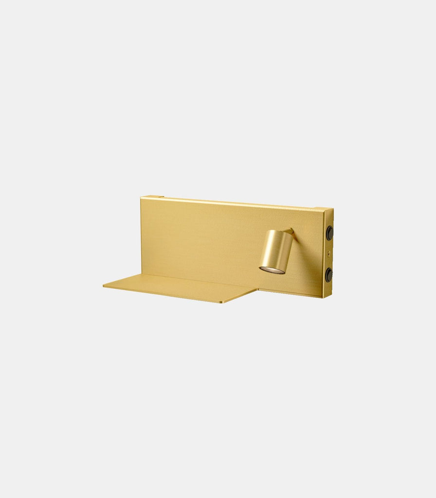 Panzeri Jay Wall Light in Matte Brass / Right