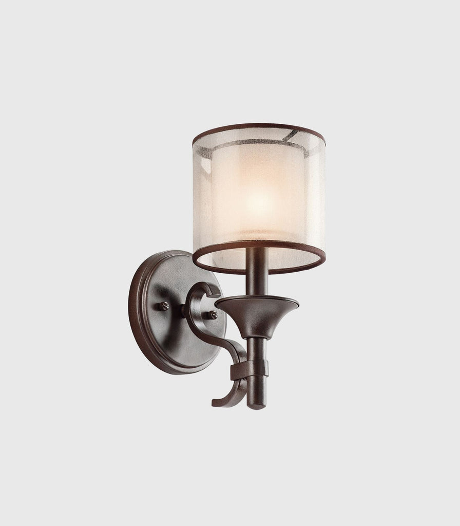 Elstead Lacey Wall Light in Mission Bronze