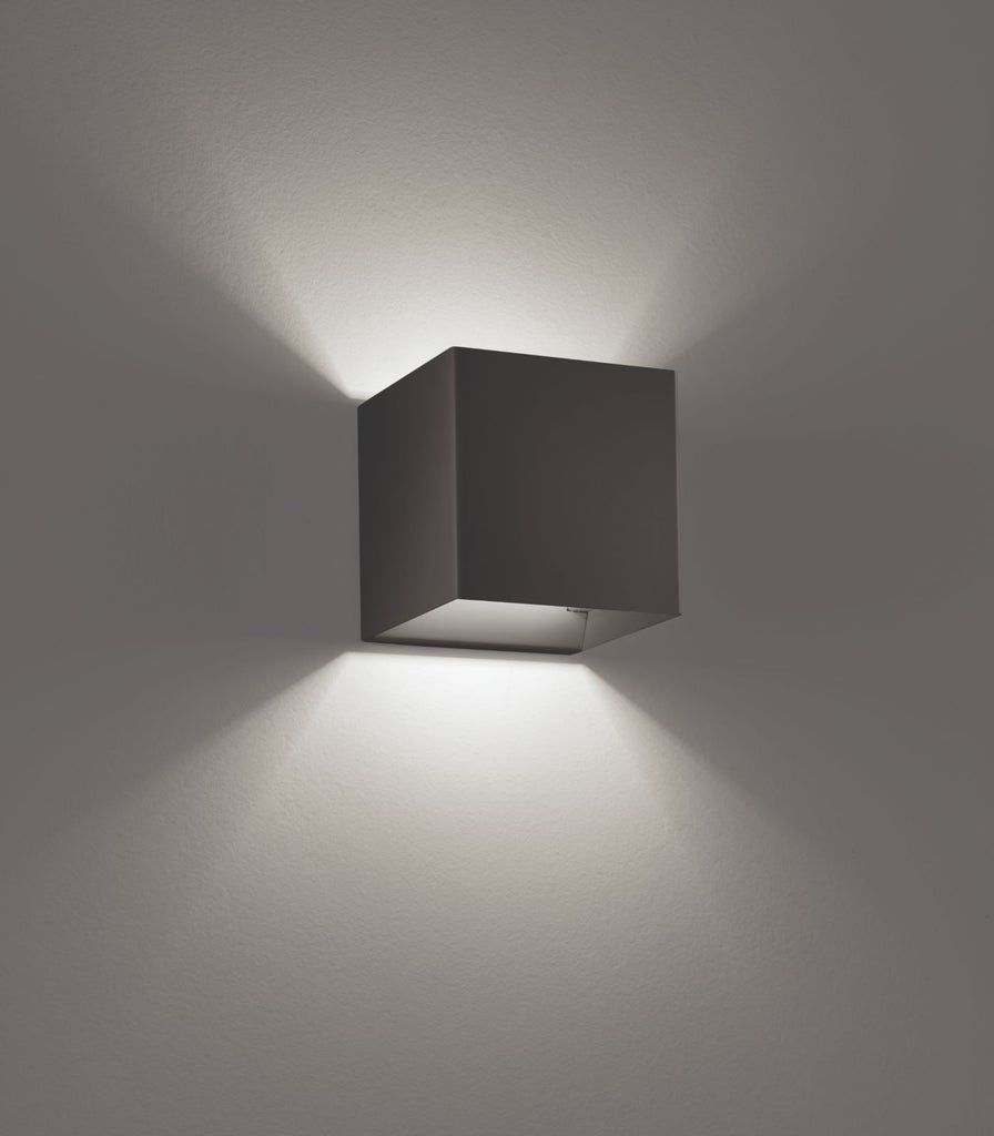 Lodes Laser Cube Wall Light featured within a interior space