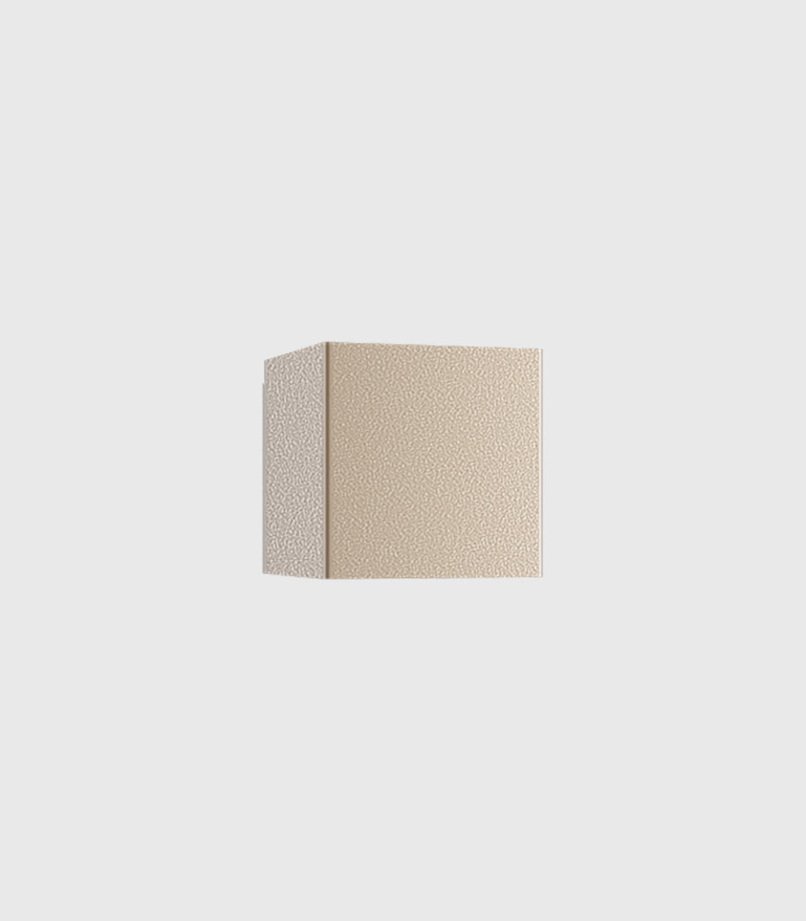 Lodes Laser Cube Wall Light in Champagne