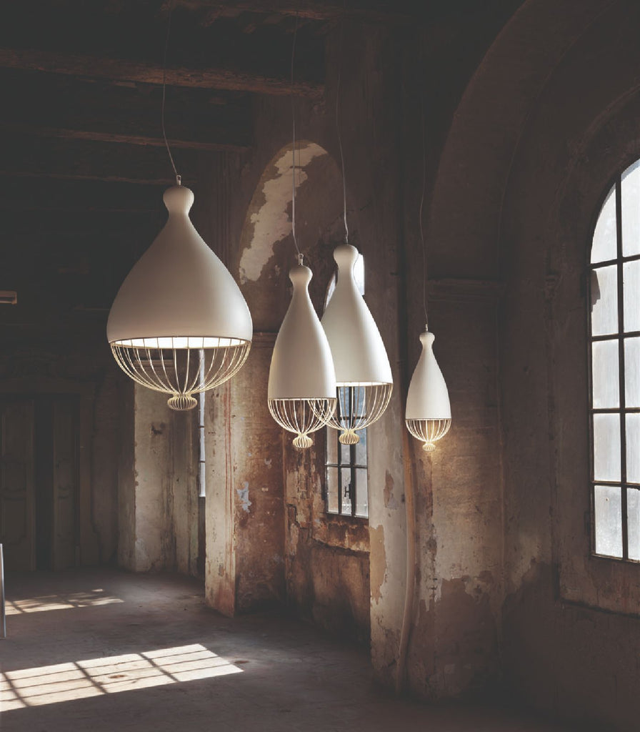 Karman Le Trulle Pendant featured within a interior space