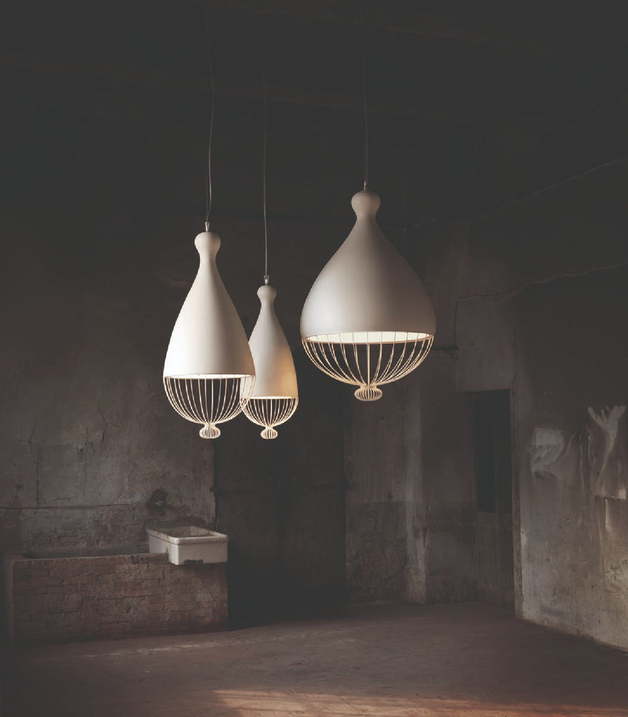 Karman Le Trulle Pendant featured within a interior space